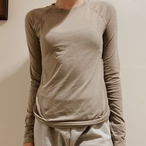 Athleta Glitter Long Sleeve